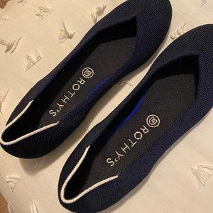 Rothy's Flats in Navy Solid Size 10